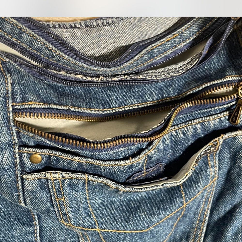 Denim Shoulder Bag - Picture 4 of 5